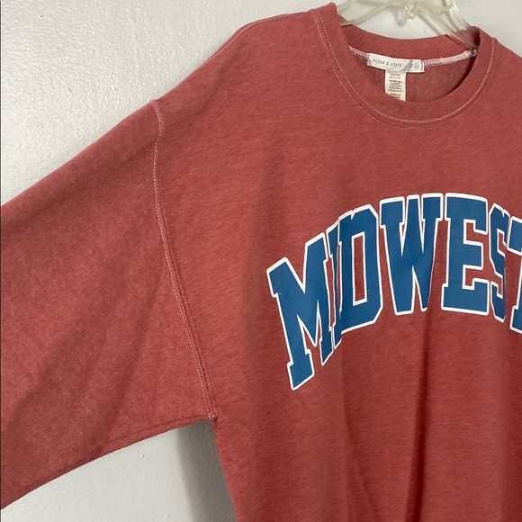 Altar'd State Red Crewneck Sweater - Picture 3 of 5